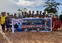Peduli Akan Generasi Sepak Bola Babinsa Ramil 1417-04/Lainea gelar Turnamen Sepak Bola Piala Babinsa